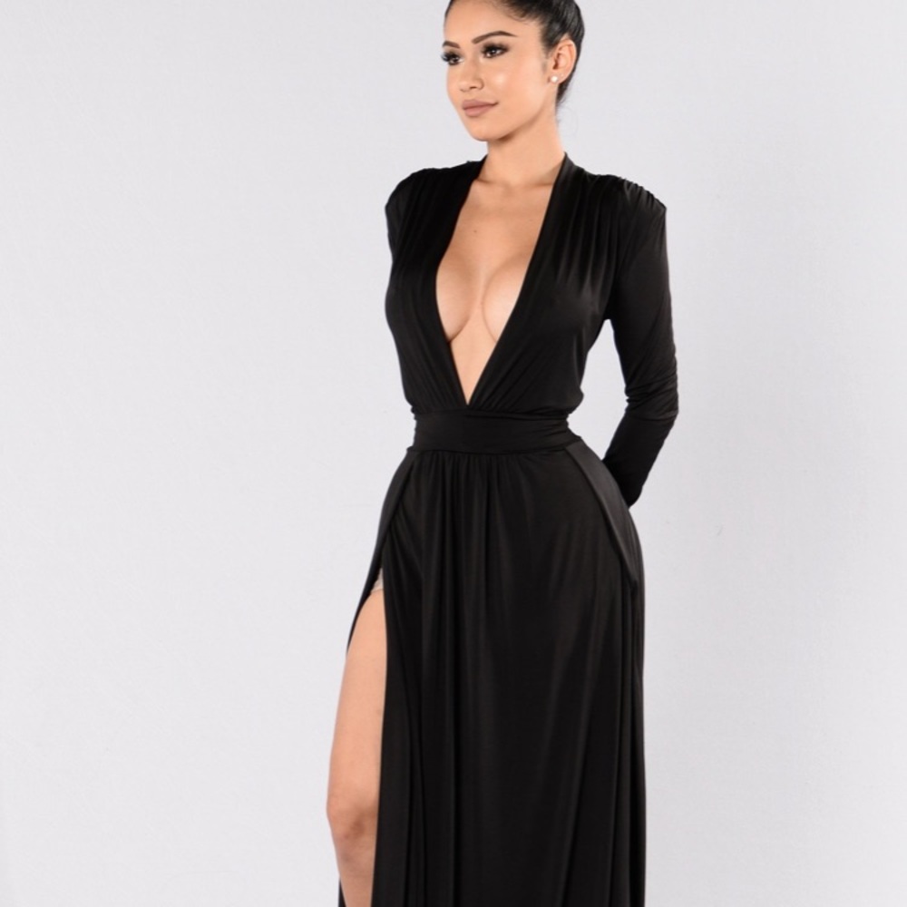 Fashion Nova Black Maxi